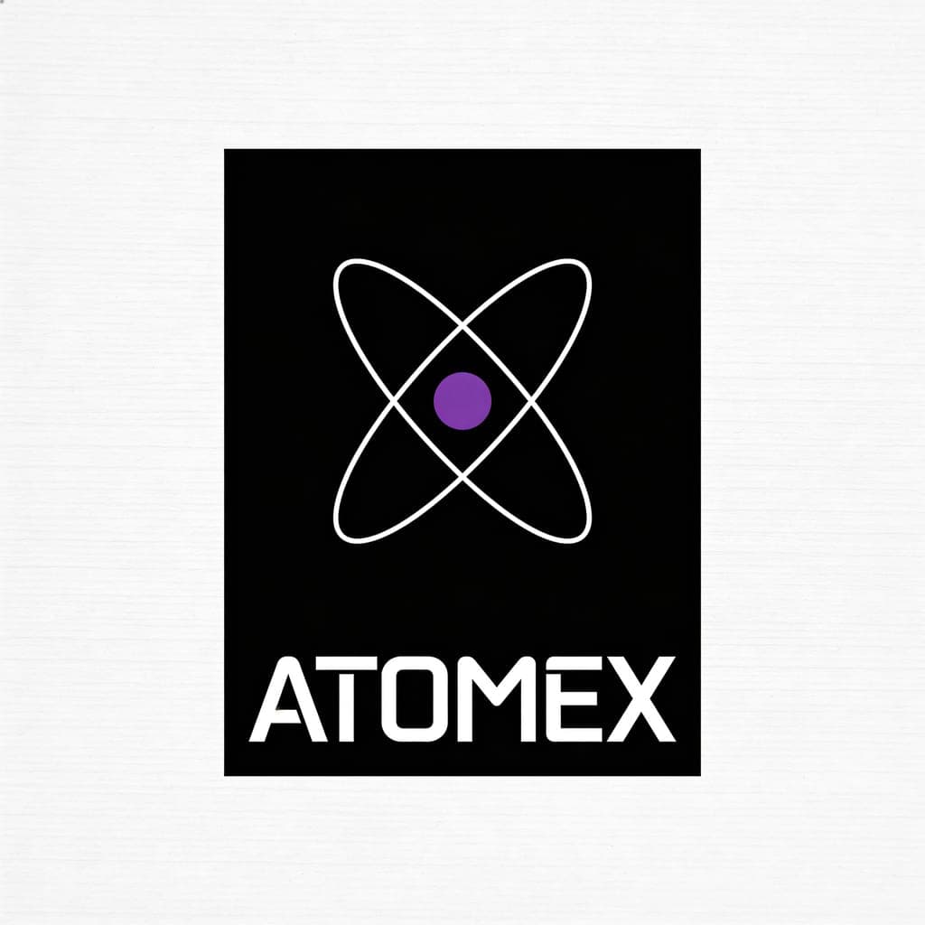 ATOMEX — logo symbol orbity