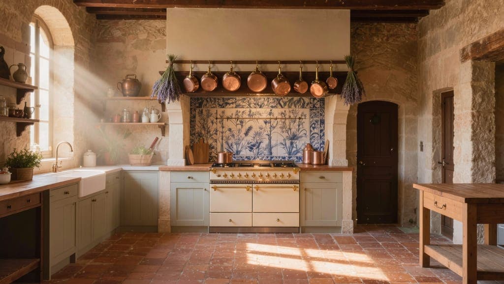 Kuchnia prowansalska z miedzią